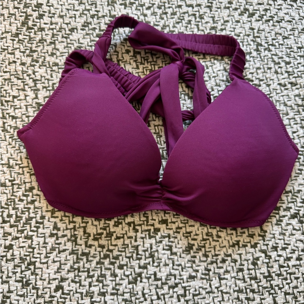 Women's Purple  Bikini Top